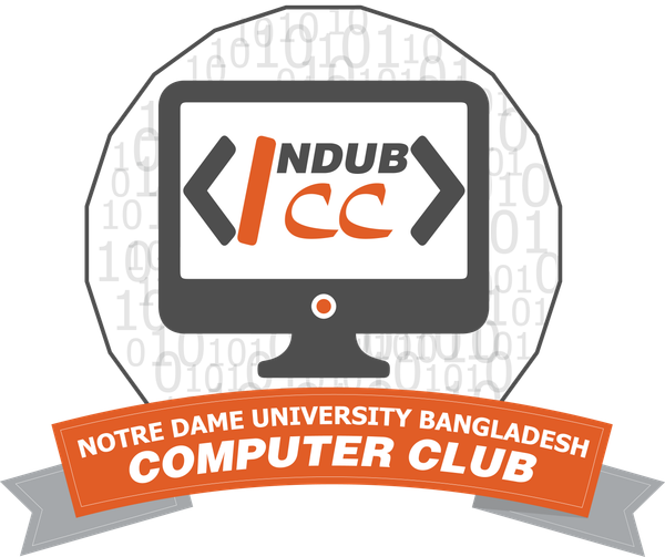 NDUB Computer Club (NDUBCC) official logo — Notre Dame University Bangladesh CSE