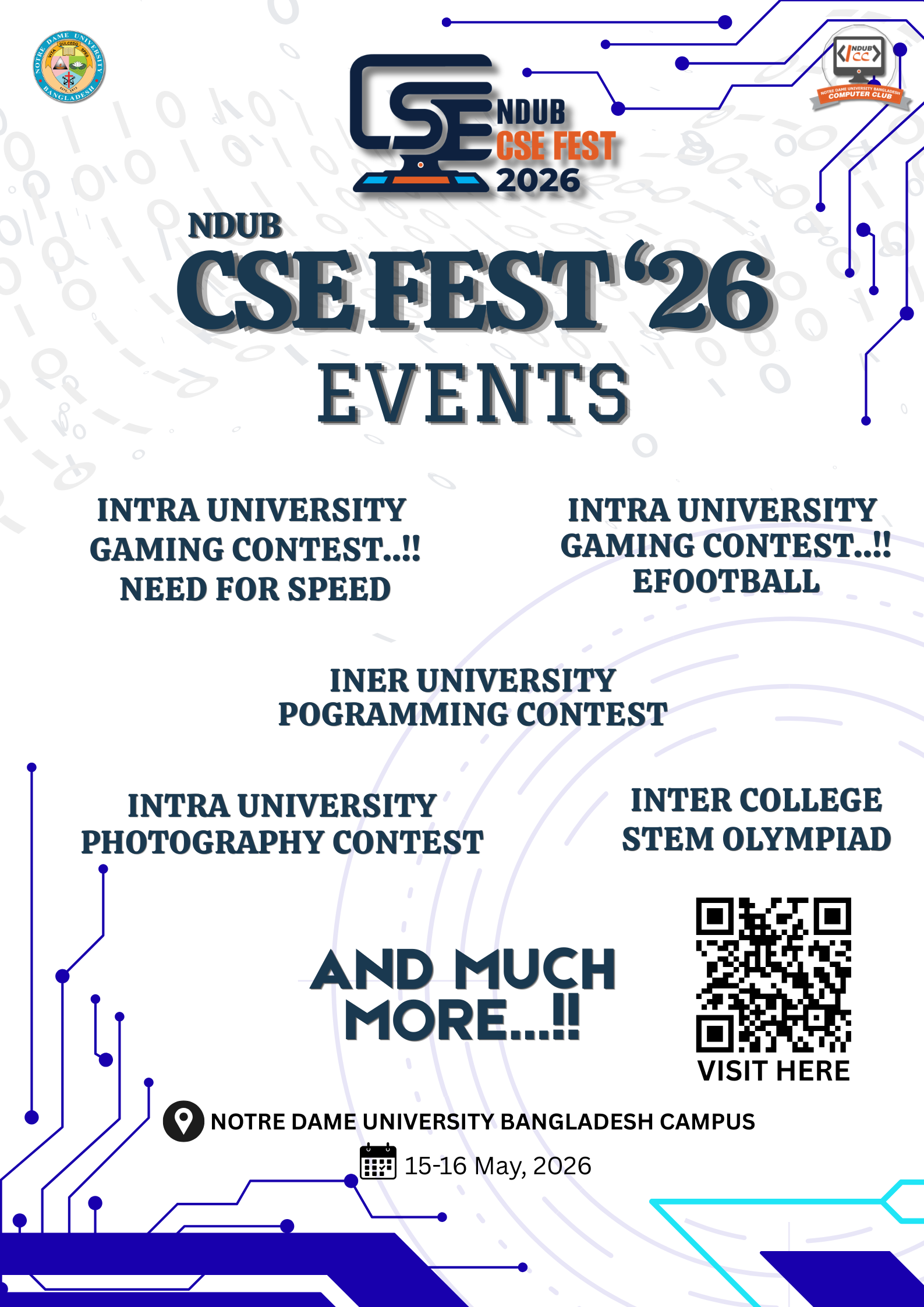 CSE FEST'26 Poster